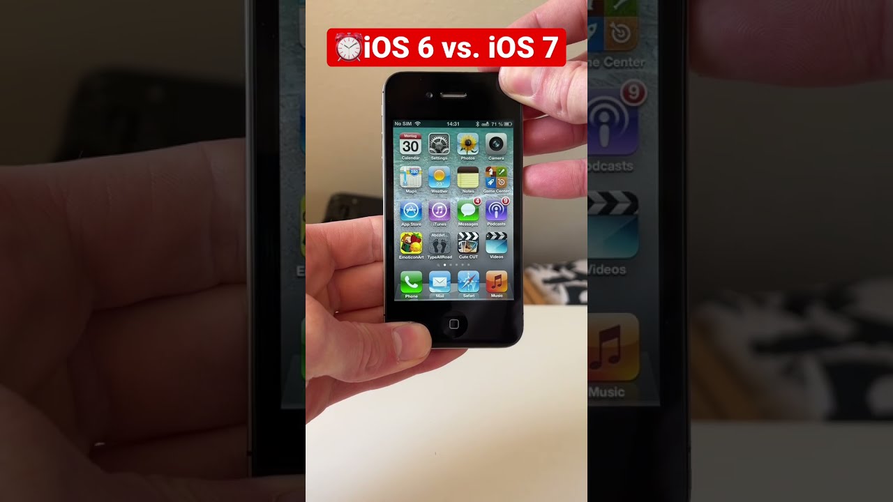  IOS 6 Vs 7 Iphone Ios