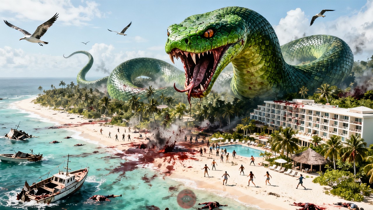 Апокалипсис Питонов уже здесь! Кровожадный змей нападает на остров!
