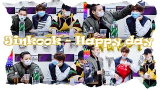 Jinkook - Happy day [broadcast on Vlive ]  ( bonus)