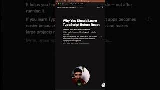 Why You Should Learn TypeScript Before React