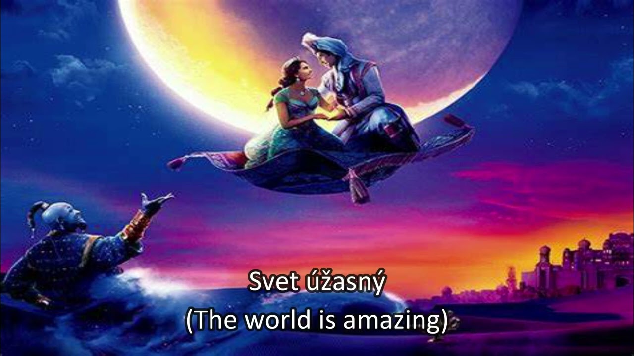 Aladdin 2019 - A whole new world (Slovak) Subs & Trans