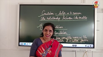 Eco11  Part A Statistics For Economics   Chapter 07    Correlation   Video 01  Meaning of correlatio