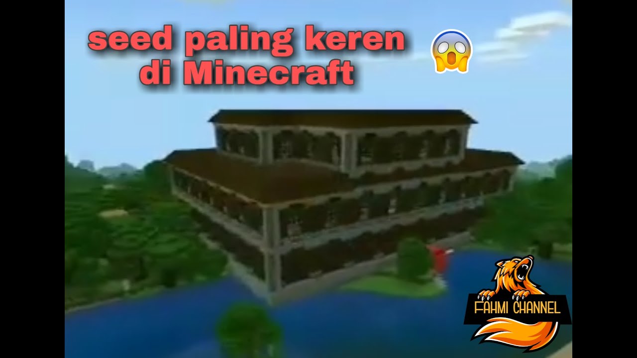 Seed Minecraft pocket edition terkeren rumah besar - YouTube