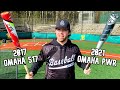 2017 OMAHA 517 vs. 2021 OMAHA | Old vs. New Louisville Slugger BBCOR Baseball Bat Review