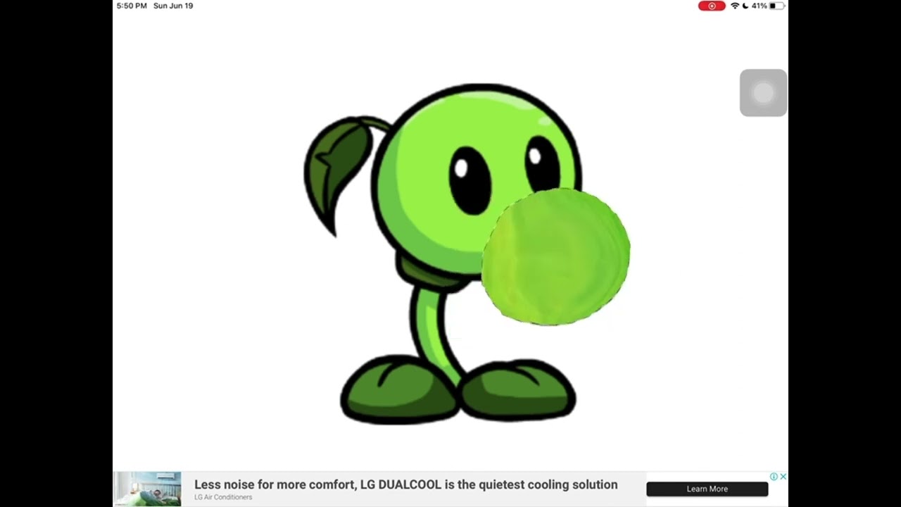 Real life peashooter art YouTube