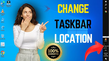 Computer me Taskbar ko Niche Kaise Laye | How to Change Taskbar Position