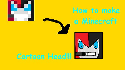 How to make a Minecraft Cartoon Head (with paint.net)