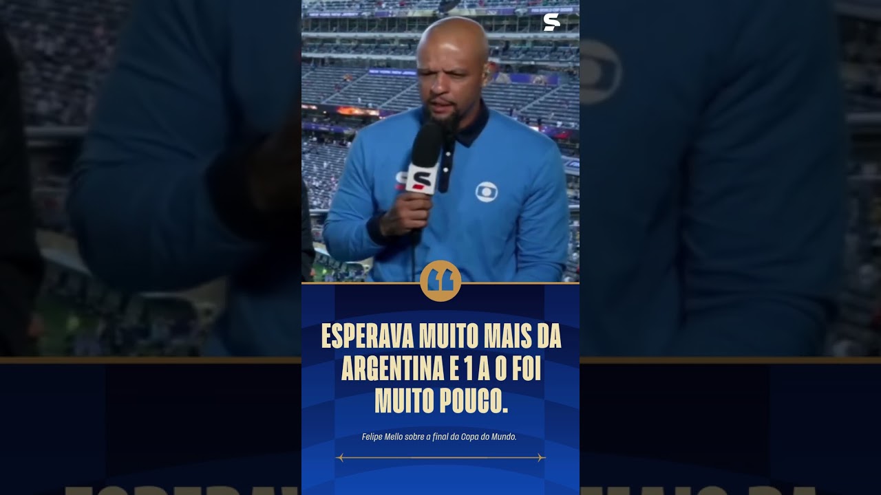 FELIPE MELO: "ESPERAVA MUITO MAIS DA ARGENTINA" | #shorts | Copa do Mundo 2026 | sportv