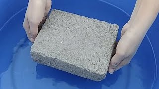 ASMR: SUPER SOFT DUSTY🌪🤤 CRUNCHY SAND SLABS WATER CRUMBLE💦💦 IN LOTS OF WATER || VERY SATISFYING screenshot 4