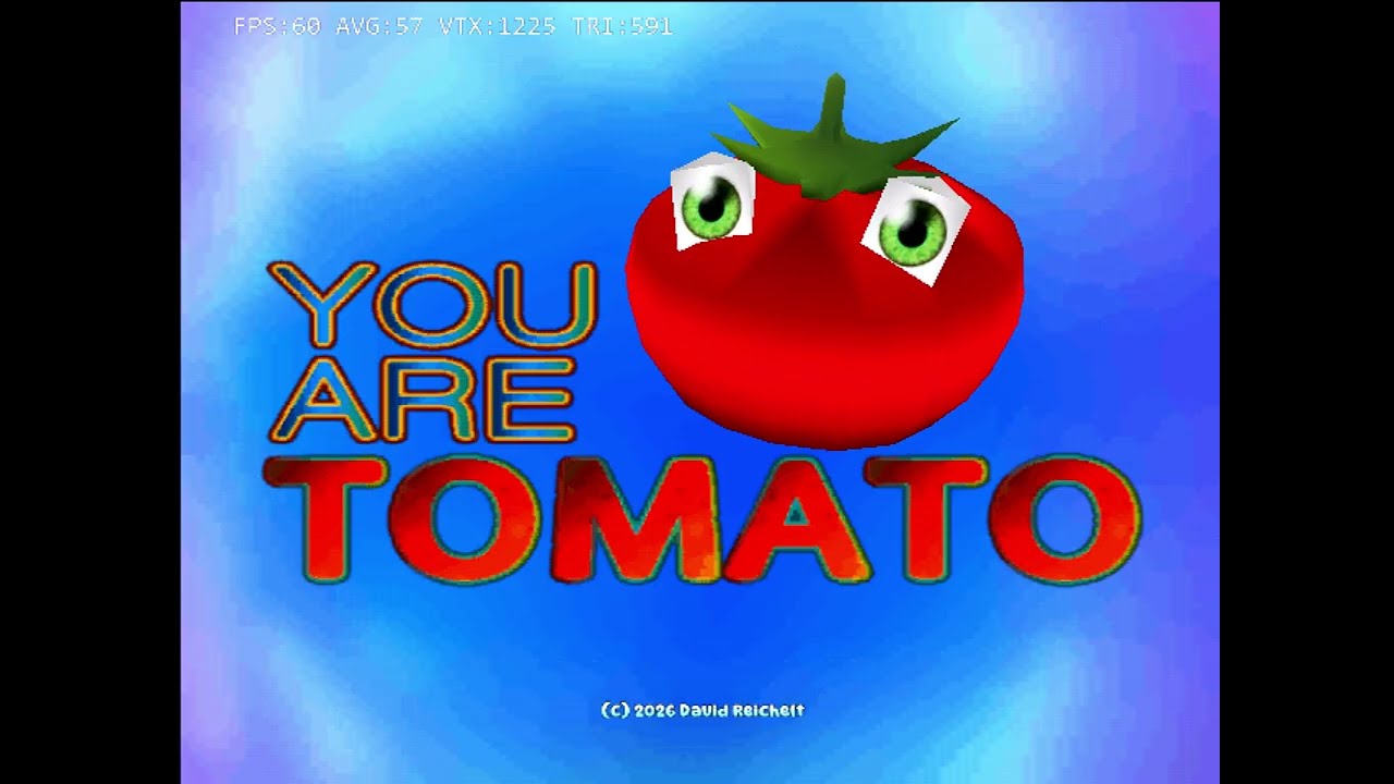 You Are Tomato - DreamDisc '25 - Sneak Peek [Dreamcast Homebrew]