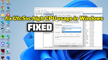 (FIXED) UtcSvc high CPU usage in Windows