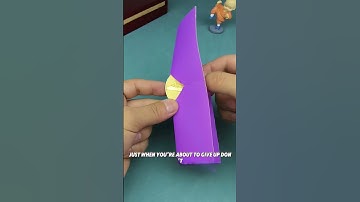 Without tearing the paper, how can you pass a coin through it?#puzzle#iq#iqtest