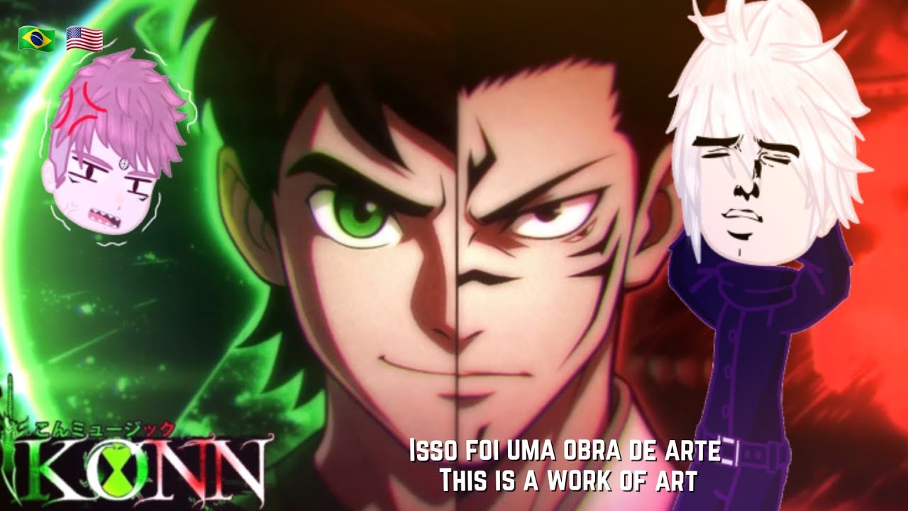 🇧🇷/🇺🇸 - JJK react to rap BEN 10 vs SUKUNA {+12} - [ Rap de/from: 