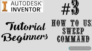 Autodesk Inventor Tutorial | Practice Exercise# 3 How to create shell and sweep in inventor