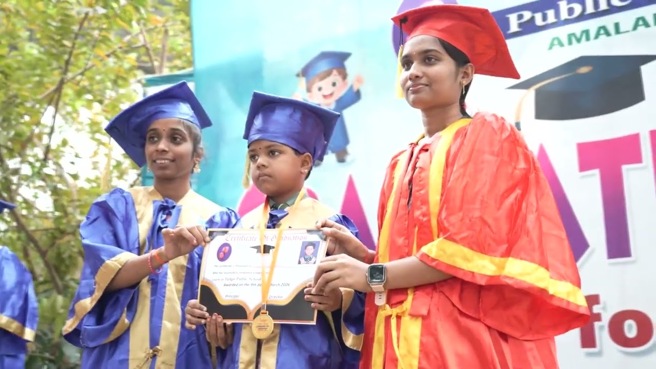 Graduation Day and Abacus Mega Talent Test | Tulips Public School | Amalapuram