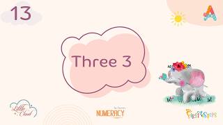 Little Cloud | Three 3 | My First Step | Numeracy