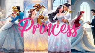 Choose your birthday month | Disney Princess and Prince wedding dress 👗