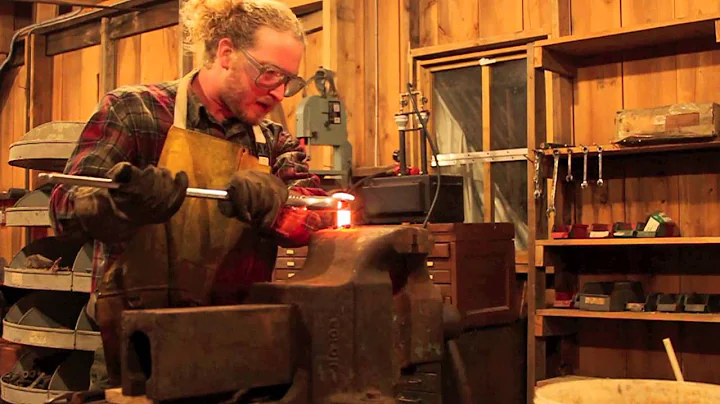 The Barefoot Forge - Hand Forging a Bottle Opener from a Railroad Spike