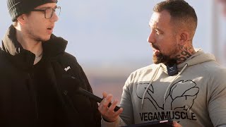 VEGAN tells MEAT EATER to drop the ALPHA CR*P
