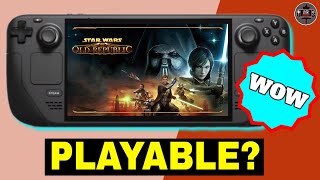 Steam Deck - MMO Star Wars the Old Republic - Is it Playable