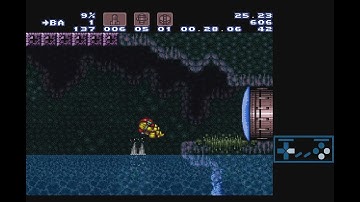 Super Metroid -- Moat Gravity Jump