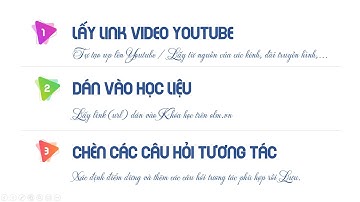 Hướng dẫn tạo video bài giảng tương tác trên olm.vn