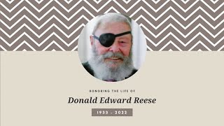 Donald Edward Reese Funeral Service