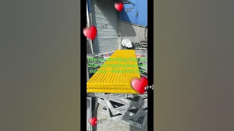 Dây chuyền Sản xuất tấm sàn frp composite - tấm sàn grating composite