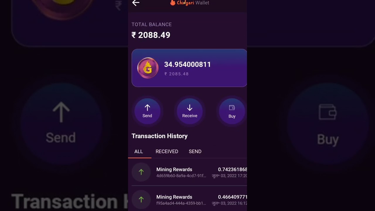 Chingari App se paisa kaise kamaye / Gari mining loot / online earning app 