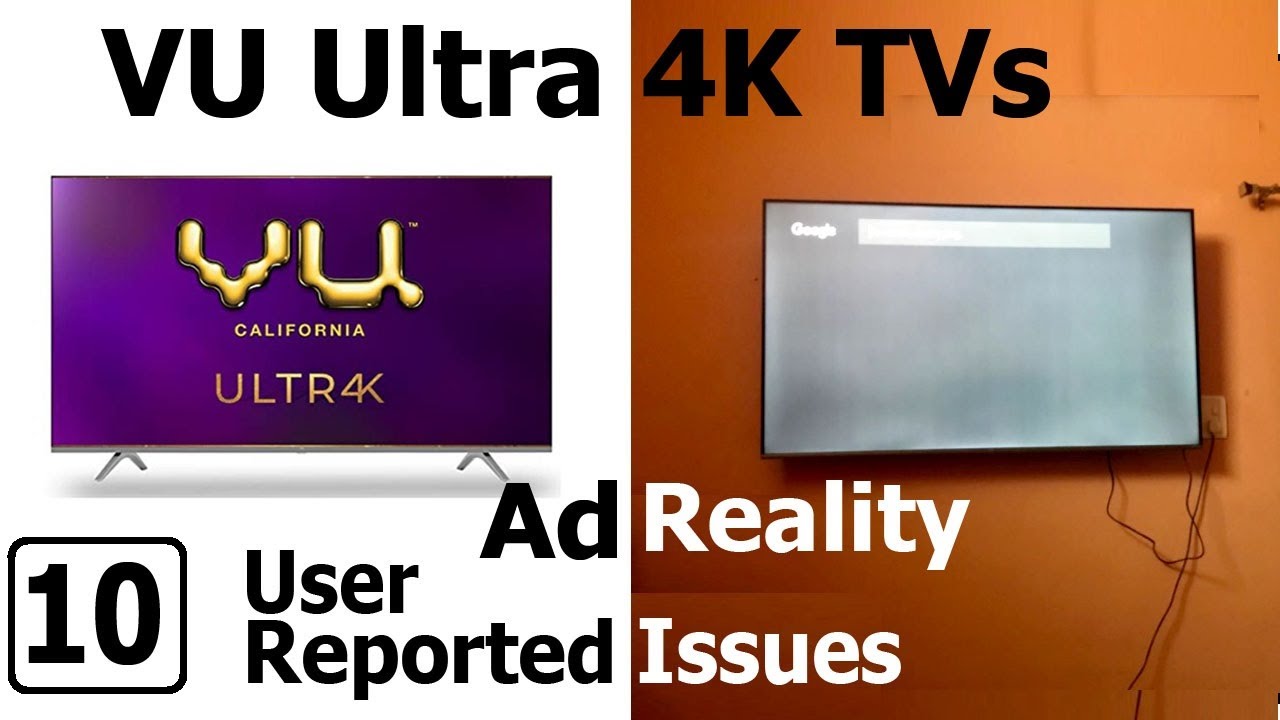 VU Ultra 4K TVs User Reported Issues | Genuine User Problems | 