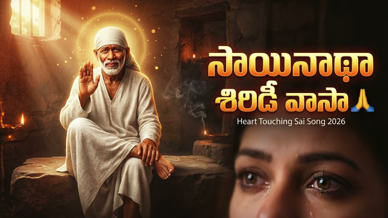సాయినాథా శిరిడీ వాసా 🙏 | Most Emotional Sai Baba Song Telugu | Heart Touching Bhakti Song 2026
