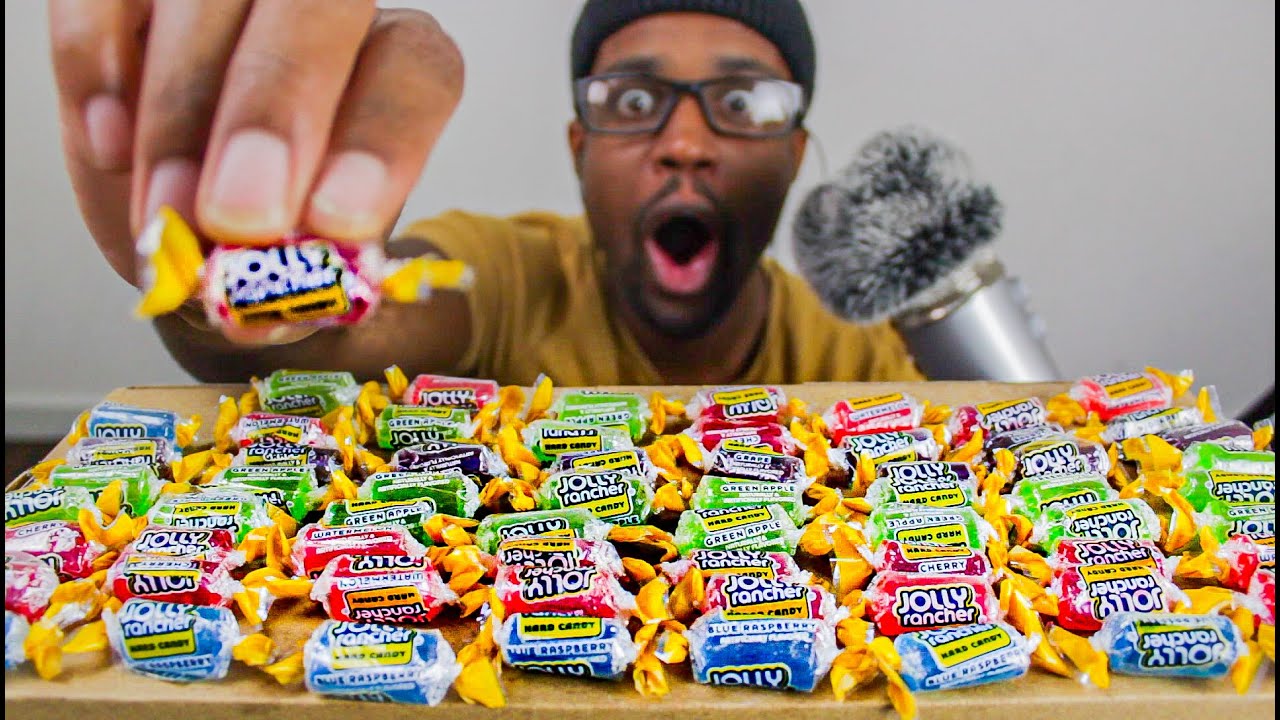 ASMR EATING JOLLY RANCHERS CANDY | ASMR TY | MUKBANG - YouTube