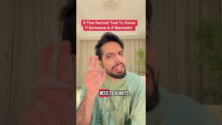 A Five Second Test To Know If Someone Is A Narcissist