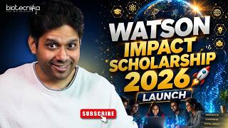 Watson Impact Scholarship 2026 Launch