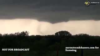 TORNADO & FUNNEL BARRAGE Stephenville Hico Glen Rose Texas 04-26-2015