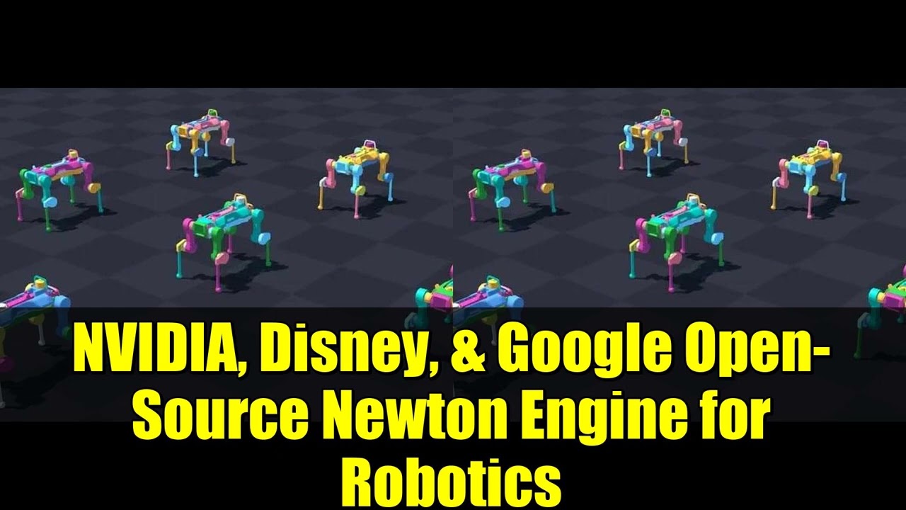 NVIDIA, Disney и Google открывают исходный код Newton Engine для робототехники