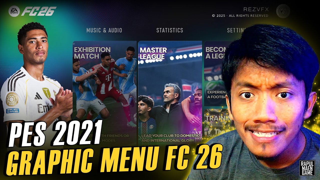 PES 2021 NEW EA FC 26 MENU GRAPHIC by RezvFX - PES 2021 PC GAME