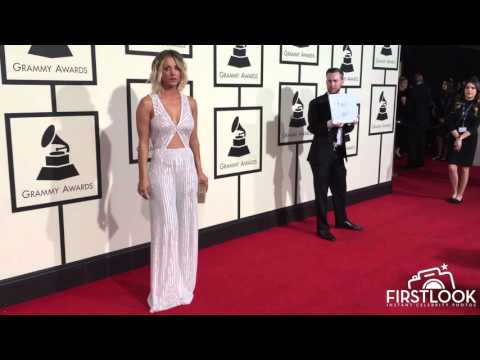 Kaley Cuoco at the 58th GRAMMY Awards in Los Angeles