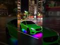 Neon Green Beast at Night 🔥 Mercedes VibesNight drive with neon#shorts #car #mercedes #neon #nightdr