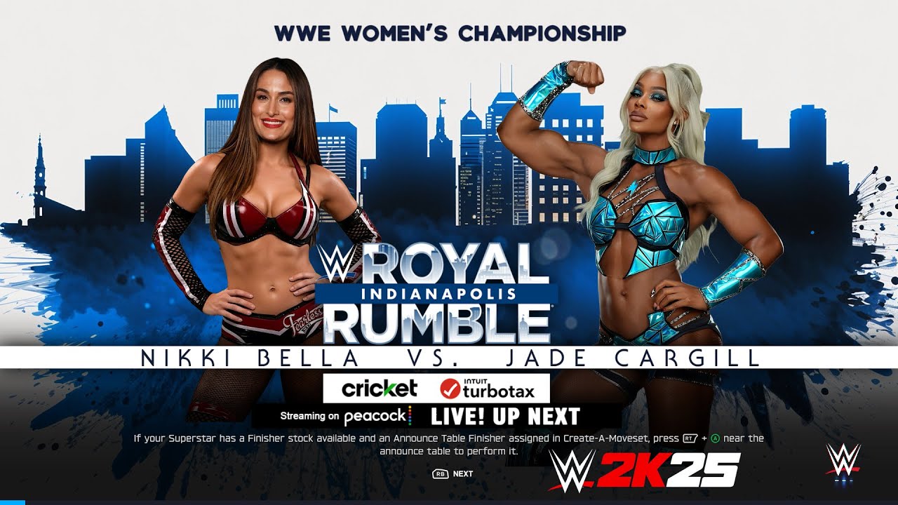 Nikki Bella Vs Jade Cargill – Women’s Championship Match | WWE 2K25