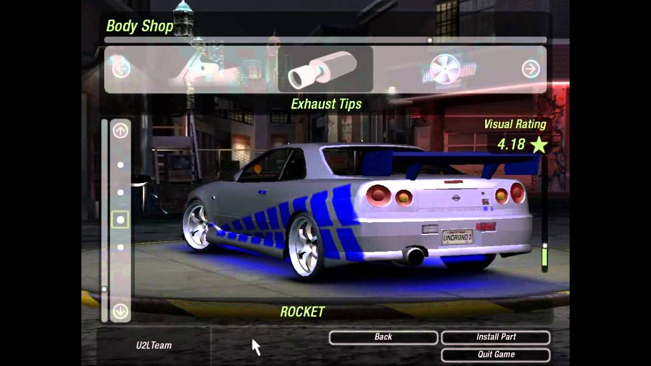 Nissan skyline nfsu2