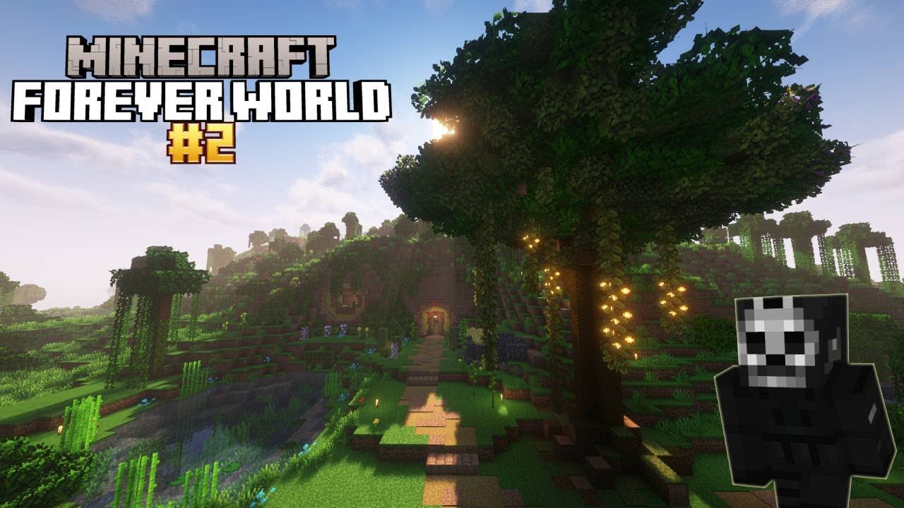 Building My First Custom Tree in My Forever World - YouTube