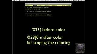 HowTo Echo Part 1 : Color Text Mute