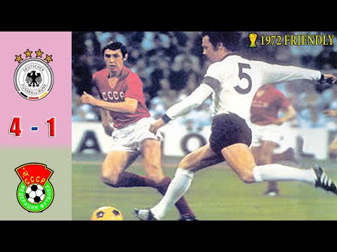 1972 Germany vs Soviet Union 4 - 1 | All Goals & Highlights International Friendly