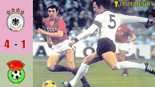 1972 Germany vs Soviet Union 4 - 1 | All Goals & Highlights International Friendly