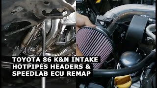 Toyota 86 K&N Intake, Hotpipes Headers & SpeedLab ECU Remap