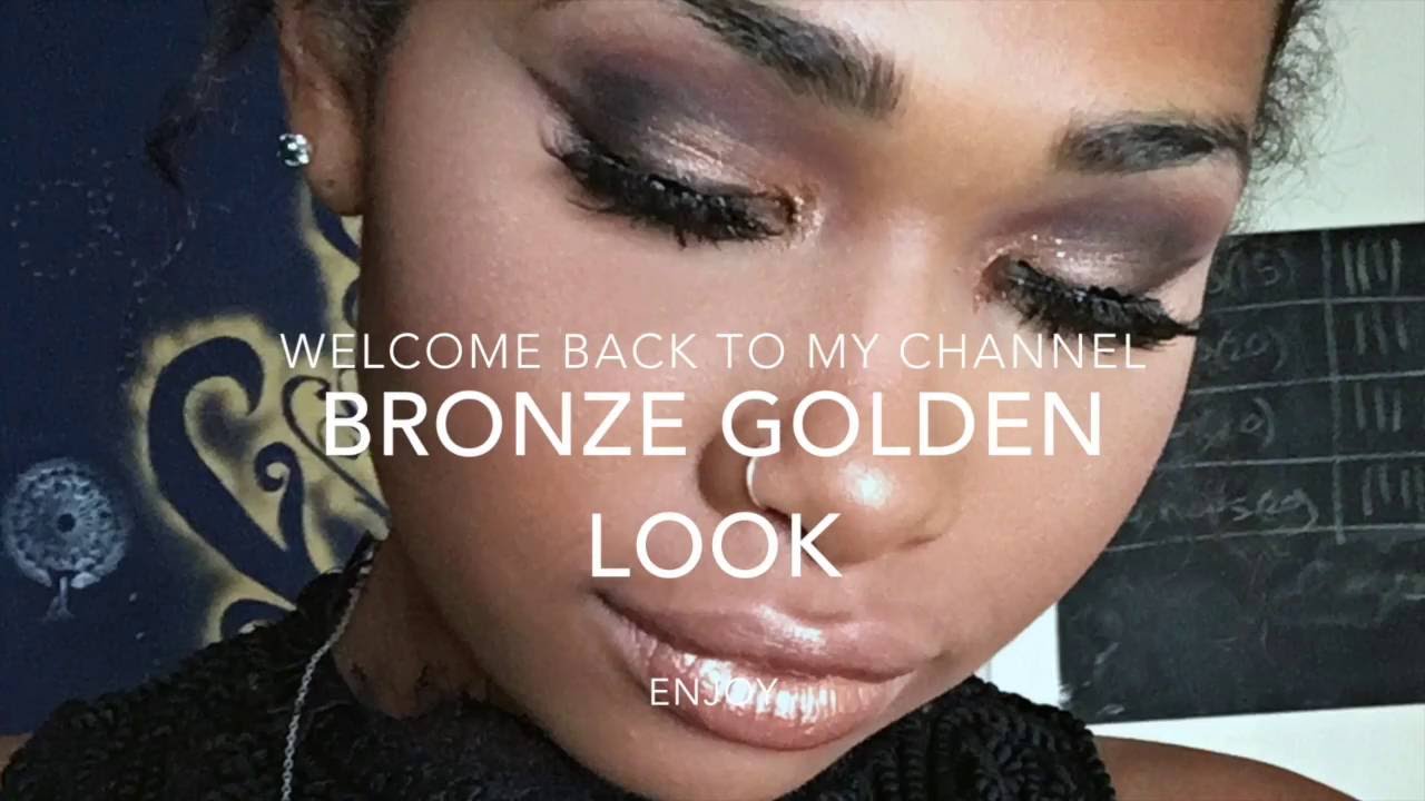 Bronze Gold Makeup Tutorial YouTube