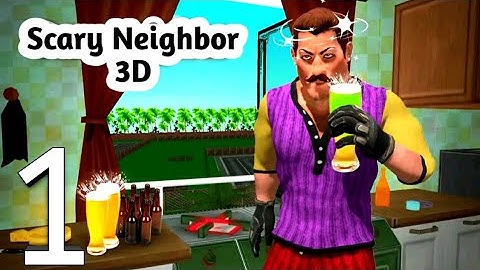 Playing Scary Neighbor 3D Strange Teacher House: Part#1 Gameplay