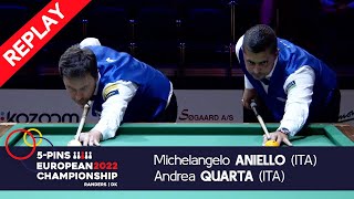5-Pin European Championship Randers 2022 Quarter Final Quarta (ITA) vs Aniello (ITA) screenshot 5