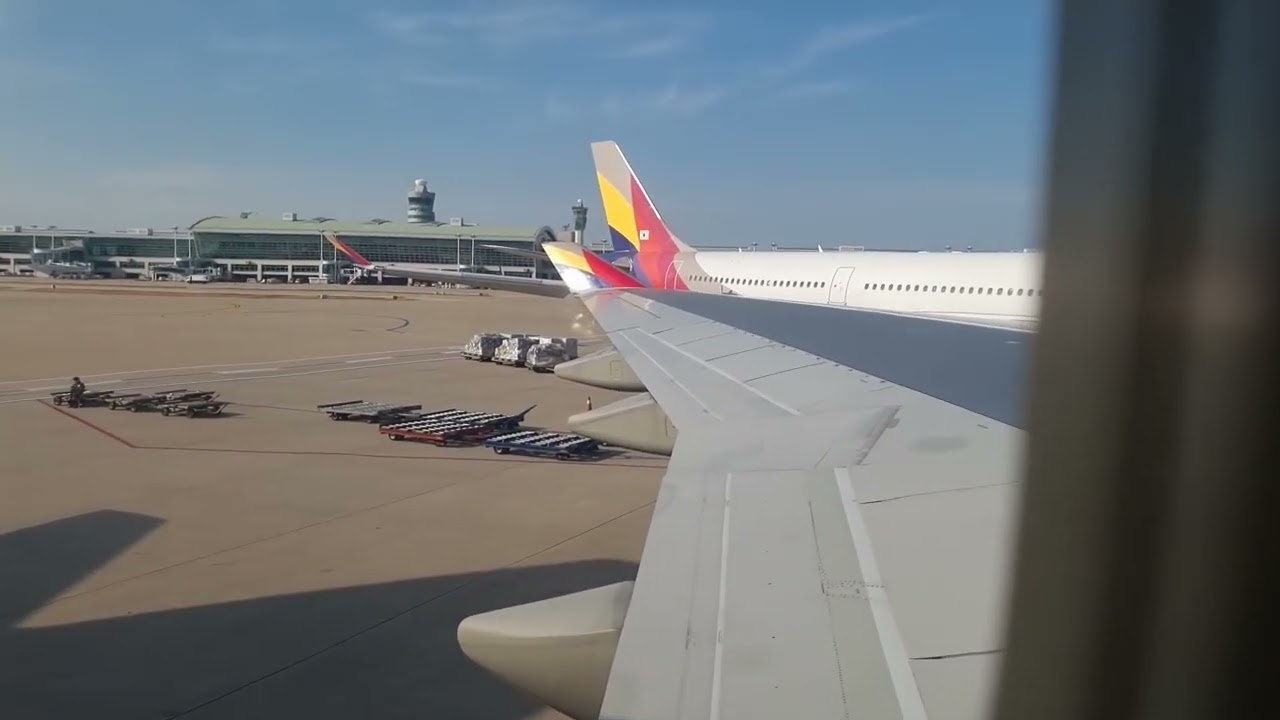 인천국제공항-간사이국제공항(ICN-KIX) | 아시아나항공(OZ114) | B747-400 | 전체비행 | ASMR |